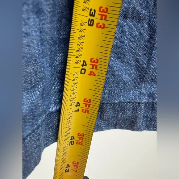 Old Navy Blue Denim Midi Dress - Picture 15 of 16